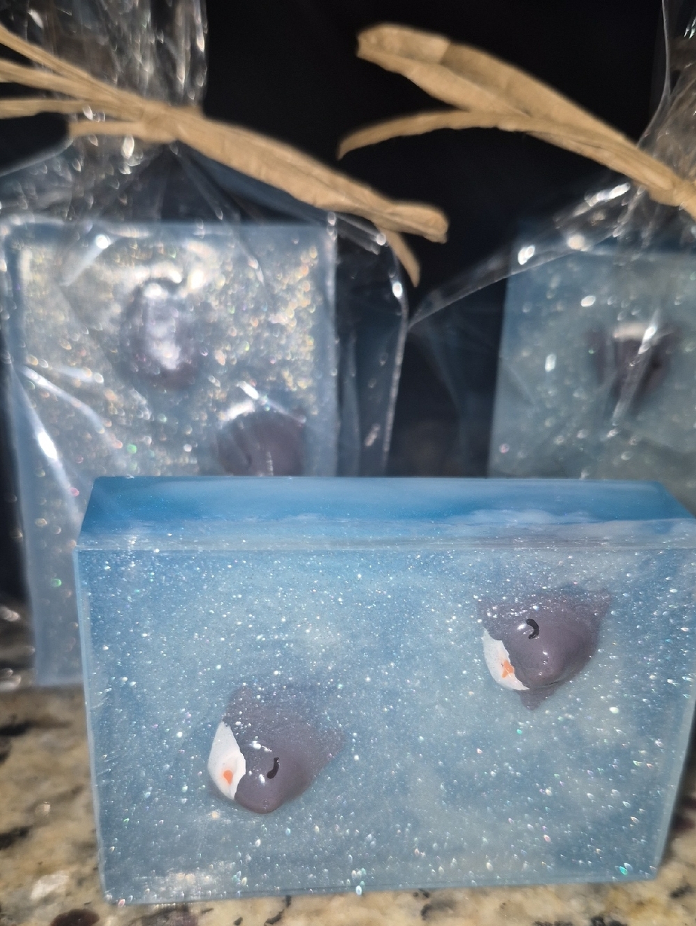 SHARK!!! Handcrafted Soap With Embeds